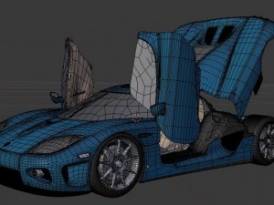 koenigsegg ccxr 3Dモデル