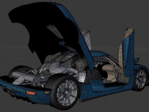 koenigsegg ccxr 3D Model