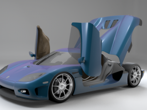 koenigsegg ccxr 3Dモデル