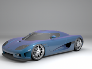 koenigsegg ccxr 3Dモデル
