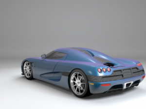 koenigsegg ccxr 3Dモデル