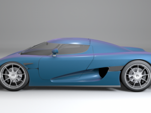 koenigsegg ccxr 3Dモデル