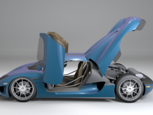 koenigsegg ccxr 3Dモデル
