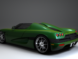koenigsegg ccx convertable 3Dモデル