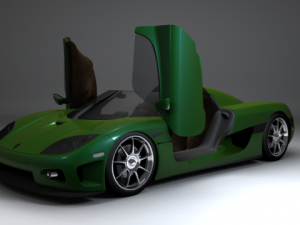 koenigsegg ccx convertable 3Dモデル