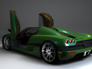 koenigsegg ccx convertable 3Dモデル