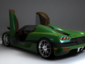 koenigsegg ccx convertable 3D Model