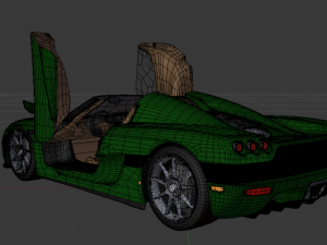 koenigsegg ccx convertable 3Dモデル