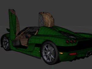 koenigsegg ccx convertable 3D Model