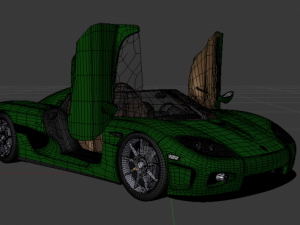 koenigsegg ccx convertable 3Dモデル