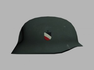 wwii german helmet 3D Model