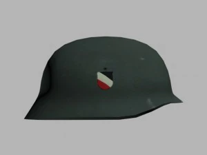 Elmetto tedesco della seconda guerra mondiale Modello 3D