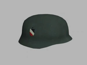 Elmetto tedesco della seconda guerra mondiale Modello 3D