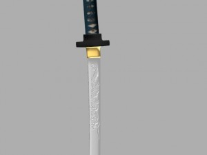 samurai sword Modelo 3D