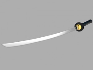 samurai sword 3D 모델