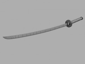samurai sword 3D 모델