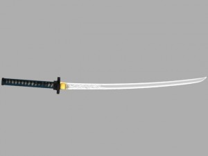 samurai sword 3D 모델