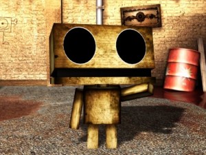 postapocalyptic alley  robo 3D Model