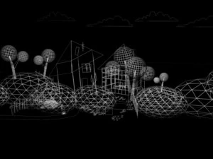 fattoria dei cartoni animati Modello 3D