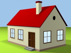 cartoon house 3D 模型