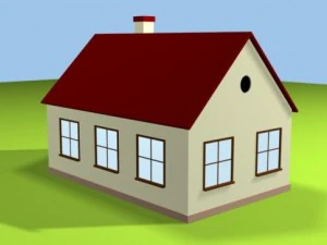 cartoon house 3D Model