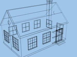 cartoon house 3D Model