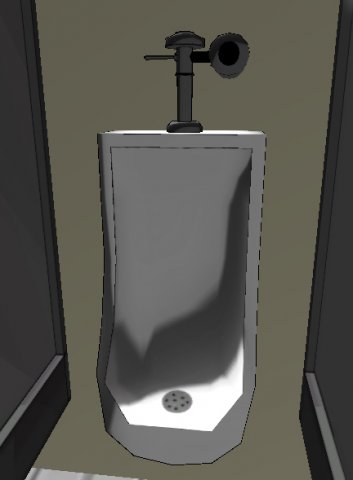 mens urinal 3Dモデル .c4d .max .obj .3ds .fbx .stl .blend 