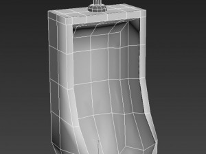 mens urinal 3Dモデル
