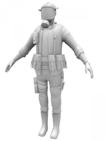 wastelander 3D 모델 .c4d .max .obj .3ds .fbx .stl .blend 