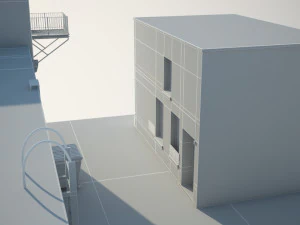 back alley 3D Model