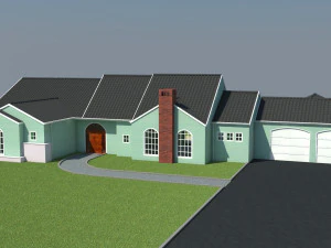 Haus 3D Modell