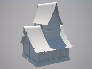 fantasy house 3D Modell