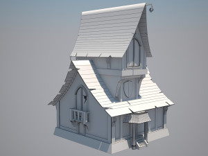 fantasy house 3D Modell