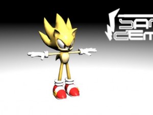super sonic 3d 3D-Modell