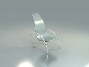 modern tarzda sandalye 3D Model