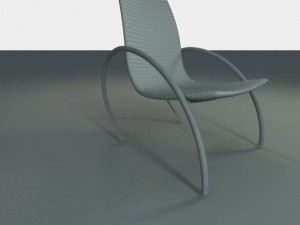 modern style chair 3D Model
