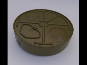 antitank mine tm57 with fuse mvz57 3D-Modell