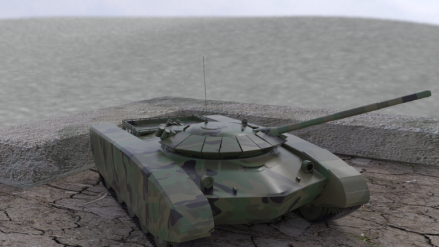 tank htt1 cheol gibyeong Modèle 3D .c4d .max .obj .3ds .fbx .stl .blend 