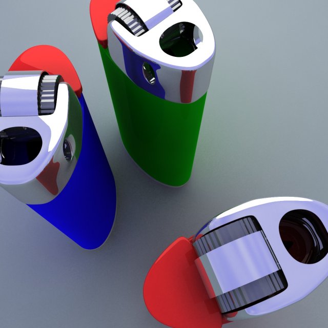 lighter 3D मॉडल .c4d .max .obj .3ds .fbx .stl .blend 