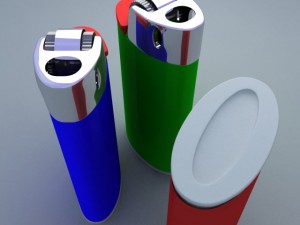 lighter 3D मॉडल