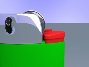 lighter 3D मॉडल