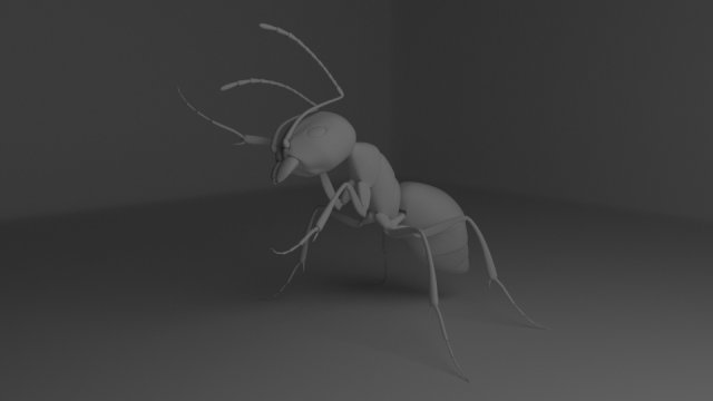 ant 3D Model .c4d .max .obj .3ds .fbx .stl .blend 
