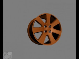 car rim Model 3D