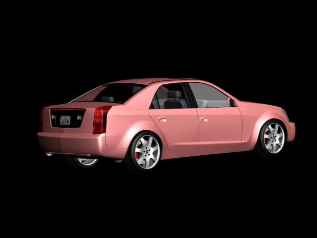 cadillac cts 3D Model .c4d .max .obj .3ds .fbx .stl .blend 