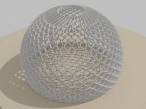 abstract artistic dome 1 3D Model
