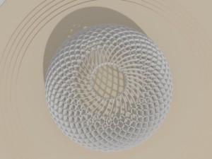 abstract artistic dome 1 Model 3D