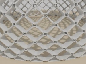 abstract artistic dome 1 Model 3D