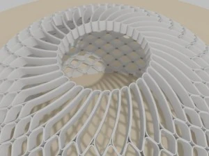 abstract artistic dome 1 3D Model