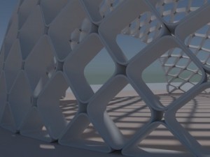 abstract artistic dome 2 3D 모델