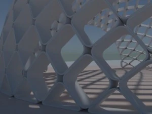 abstract artistic dome 2 3D Model